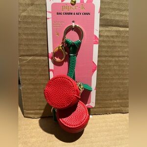Piper K Cherry Bag Charm & Key Chain
